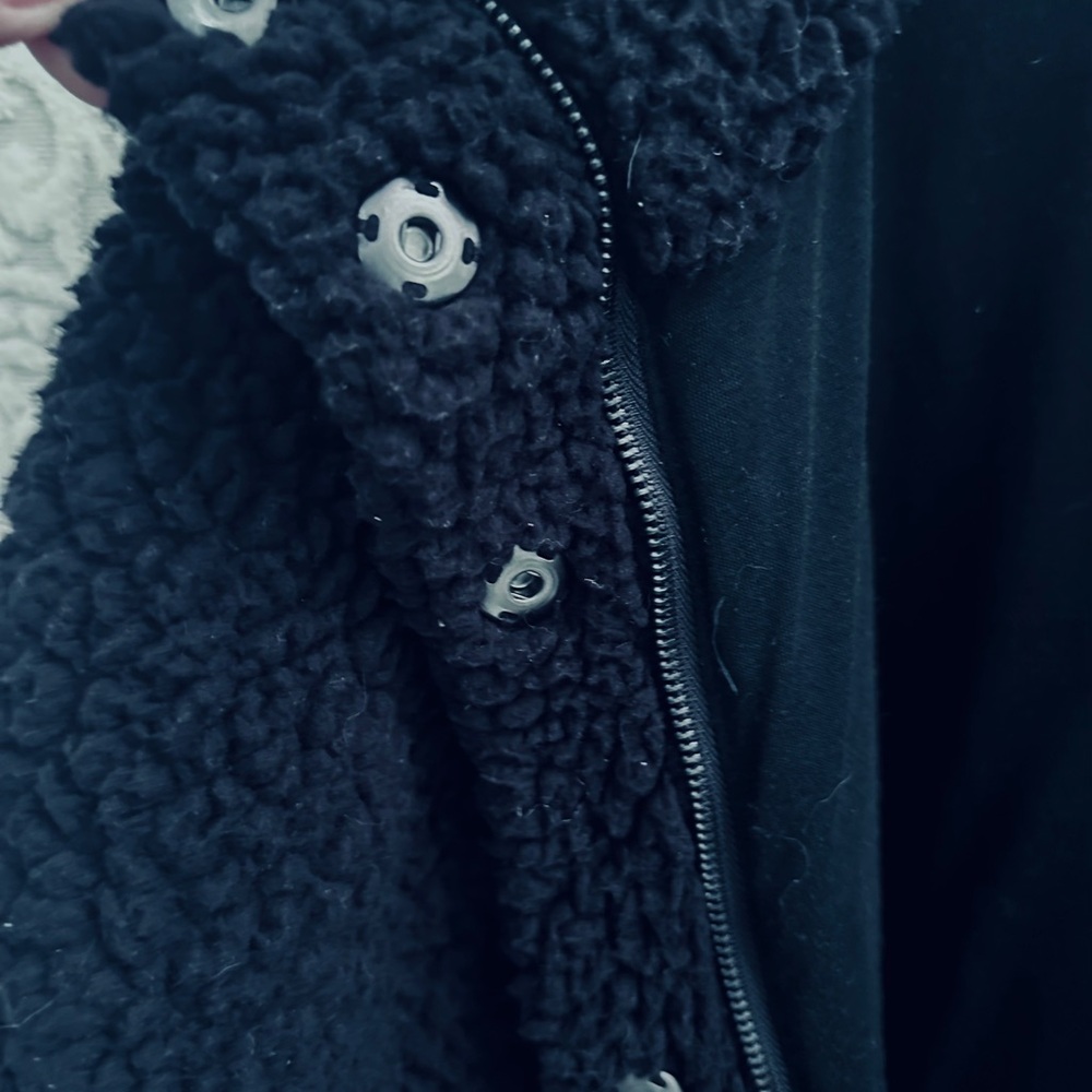 Thread & Supply Black Sherpa Jacket - Picture 3 of 6